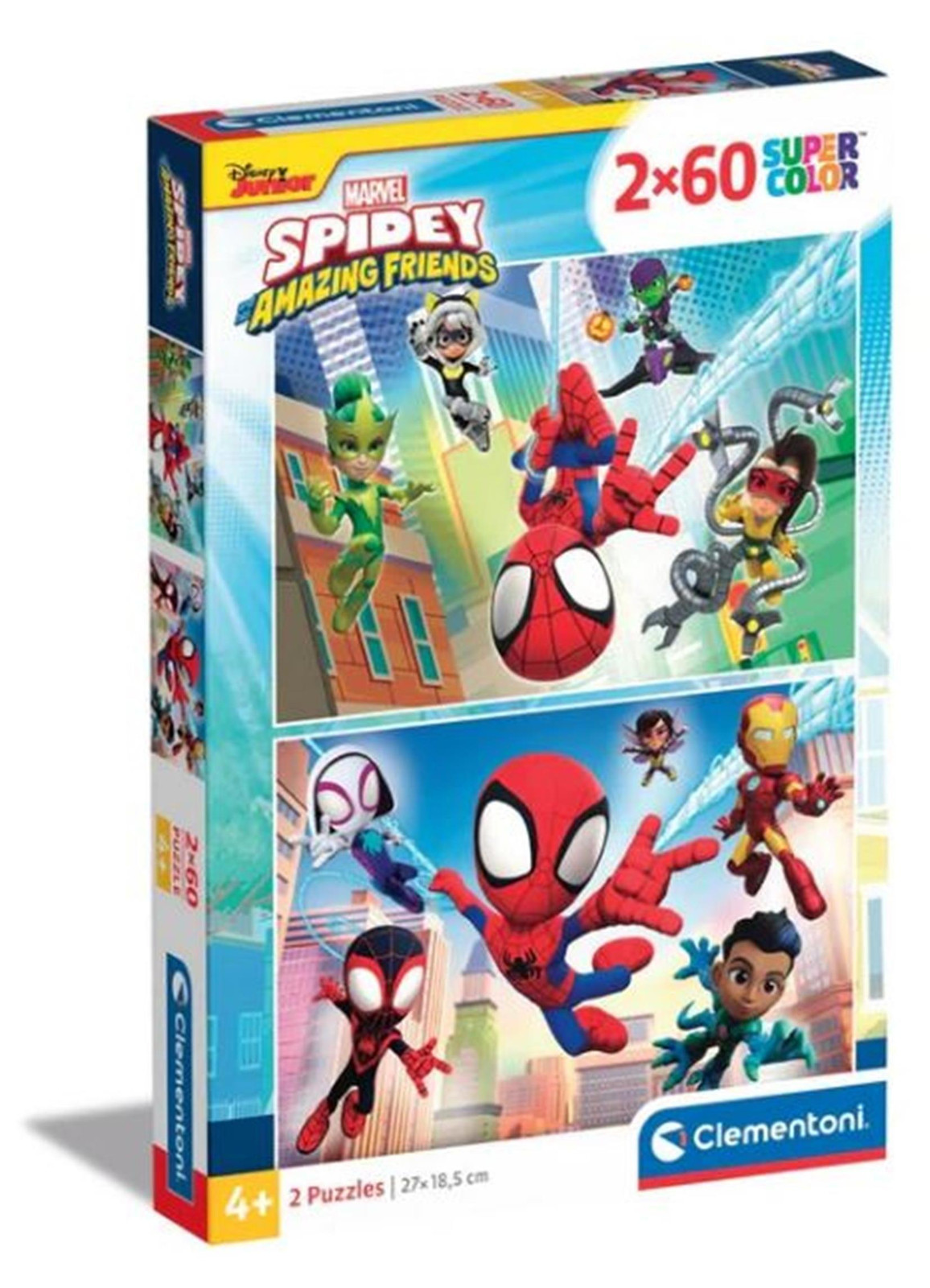 Clementoni Spidey & His Amazing Friends Puzzel, 60 stukjes, vanaf 4 jaar