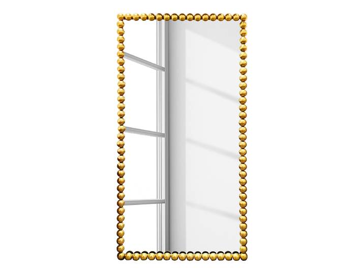 Miroir Centanni - réctangulaire 95 x 185 x 5cm Doré Fer, thermopoudré 95 x 185 x 5cm