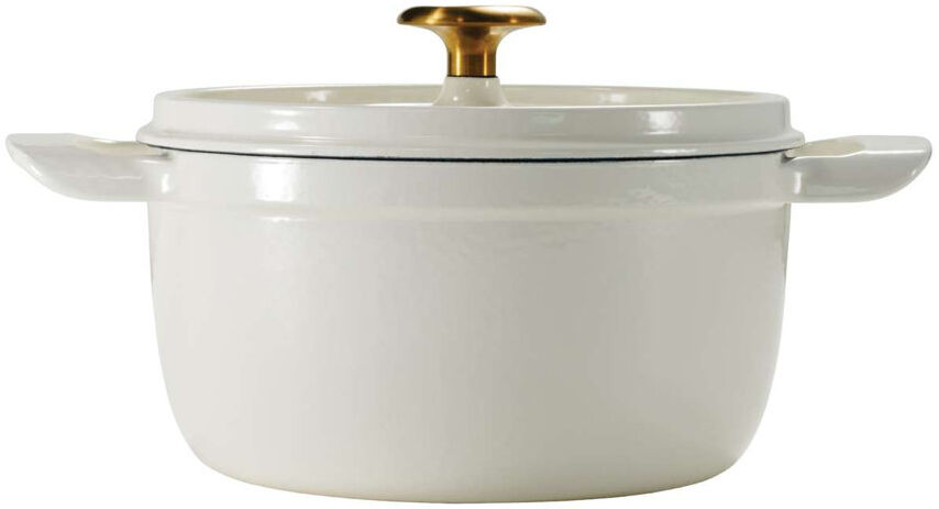 Tramontina Enamelled Cast Iron Dutch Oven White 22 cm