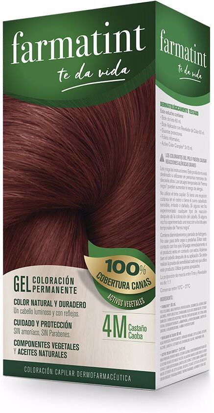 Farmatint Gel coloration permanente #4m-marron acajou