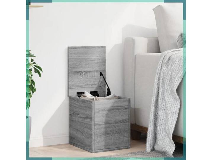 Boîte de rangement - 840672 - sonoma gris - 30 x 35 x 35 cm - bois d'ingénierie
