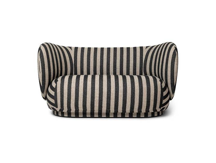 Ferm Living Rico Sofa 2-Sitzer Louisiana sand black