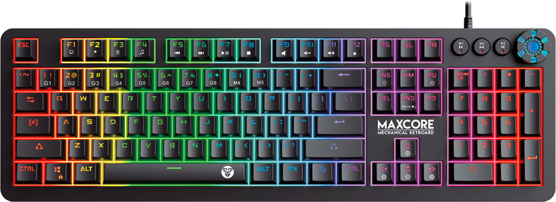 Teclado Gaming Mecânico Blue Max Core MK852 RGB (PT) - FANTECH