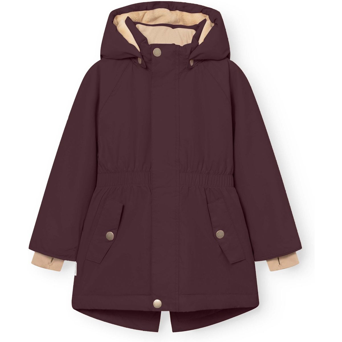Mini a ture Matvikania Fleece Lined Winter jacket. GRS fudge aubergine (3650) 116 1263315700365015