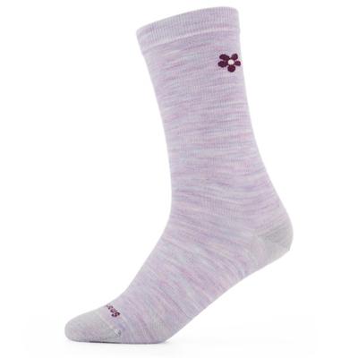 Smartwool - Women's Everyday Groovy Bloom Crew - Multifunktionssocken 42-45 | EU 42-45 lila