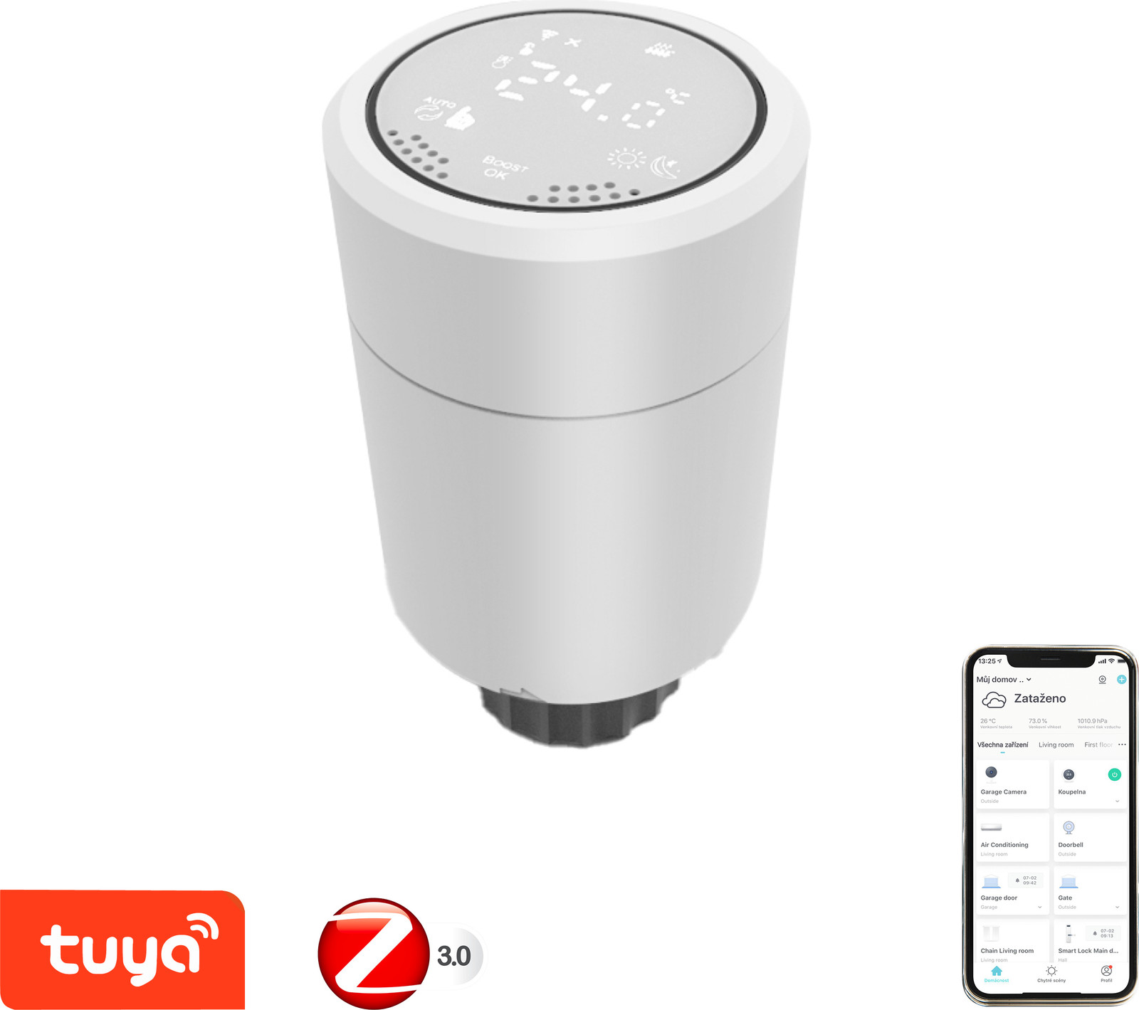 Immax NEO slimme thermostaatkop, Zigbee