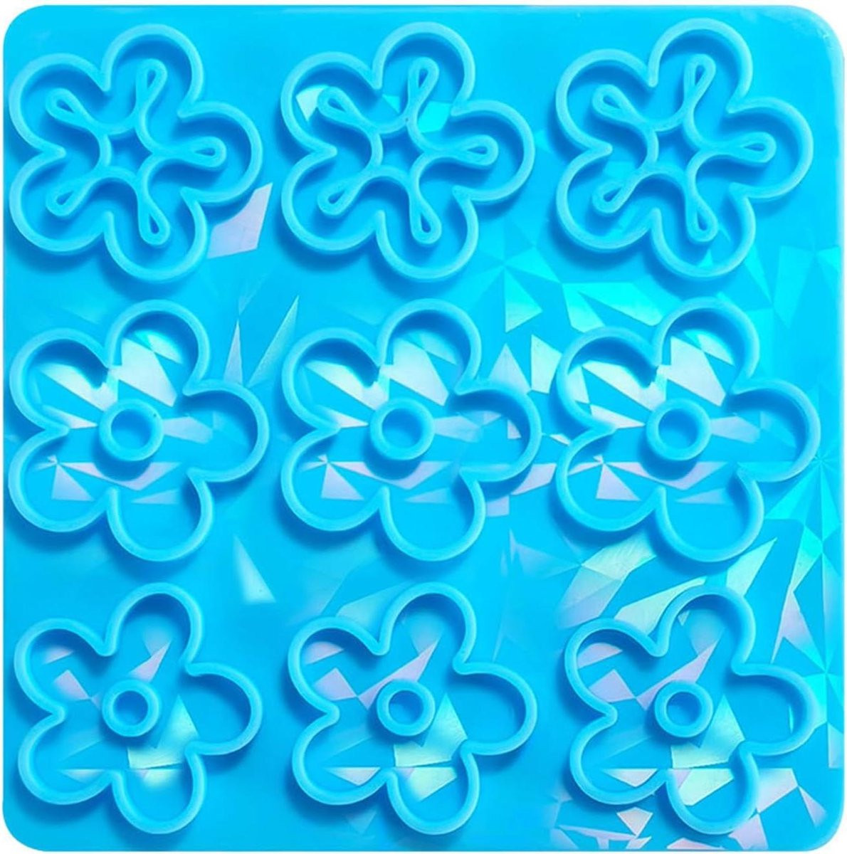 Bloem Accessoires Mal voor Decoratie Gieten en Hobby Knutselen, Meerkleurig, 11.1 x 11.2 cm