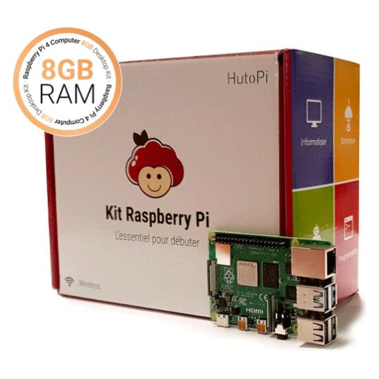 HutoPi Raspberry Pi 4 8GB Starter Kit (KITPI48GB)