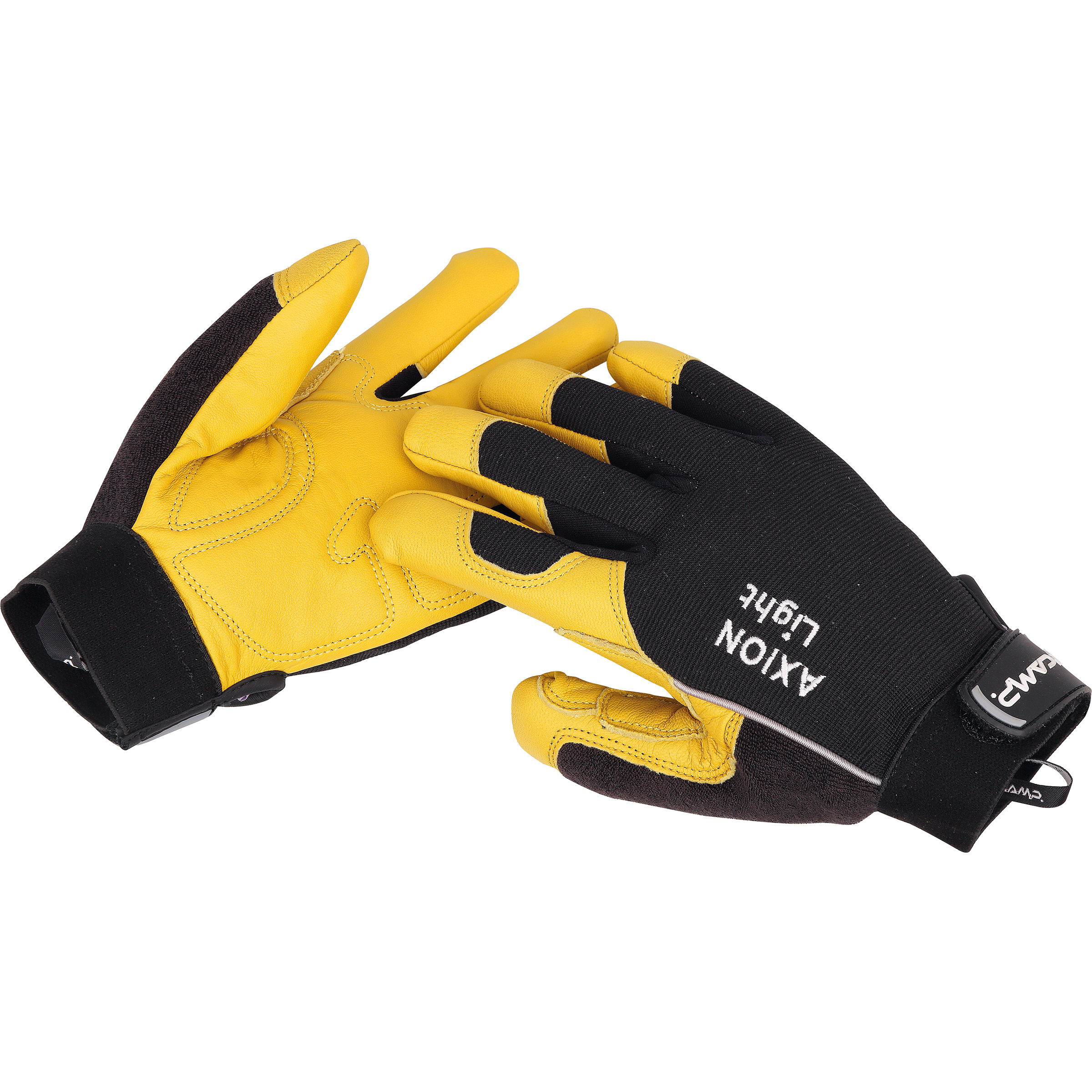 Camp Axion Light Kletterhandschuhe Klettersteig-Handschuhe gelb Größe S Alpinklettern | Hochtour