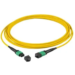 EFB Elektronik MTP¬-F/MTP¬-F 48-Fasermatrix Patchkabel OS2 LSZH gelb, Code A, 5m (5 m), Netzwerkkabel
