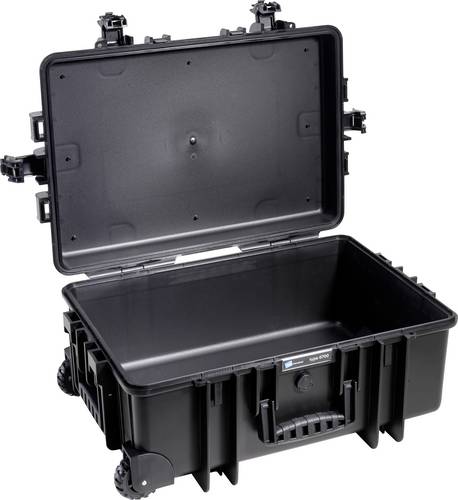 B & W International Outdoor Koffer outdoor.cases Typ 6700 42.8 l (B x H x T) 610 x 430 x 265 mm Schwarz 6700/B