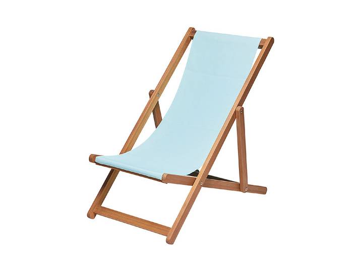 Home and More Kinder-Strandstuhl Blau 68 x 46 x 68 cm
