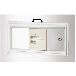 Geze, Zubehör Türbeschlag, Schiebesystem Levolan 60 60 kg 2050 mm EV1 Glasflügel Komplettset 40-104 cm Wandmontage