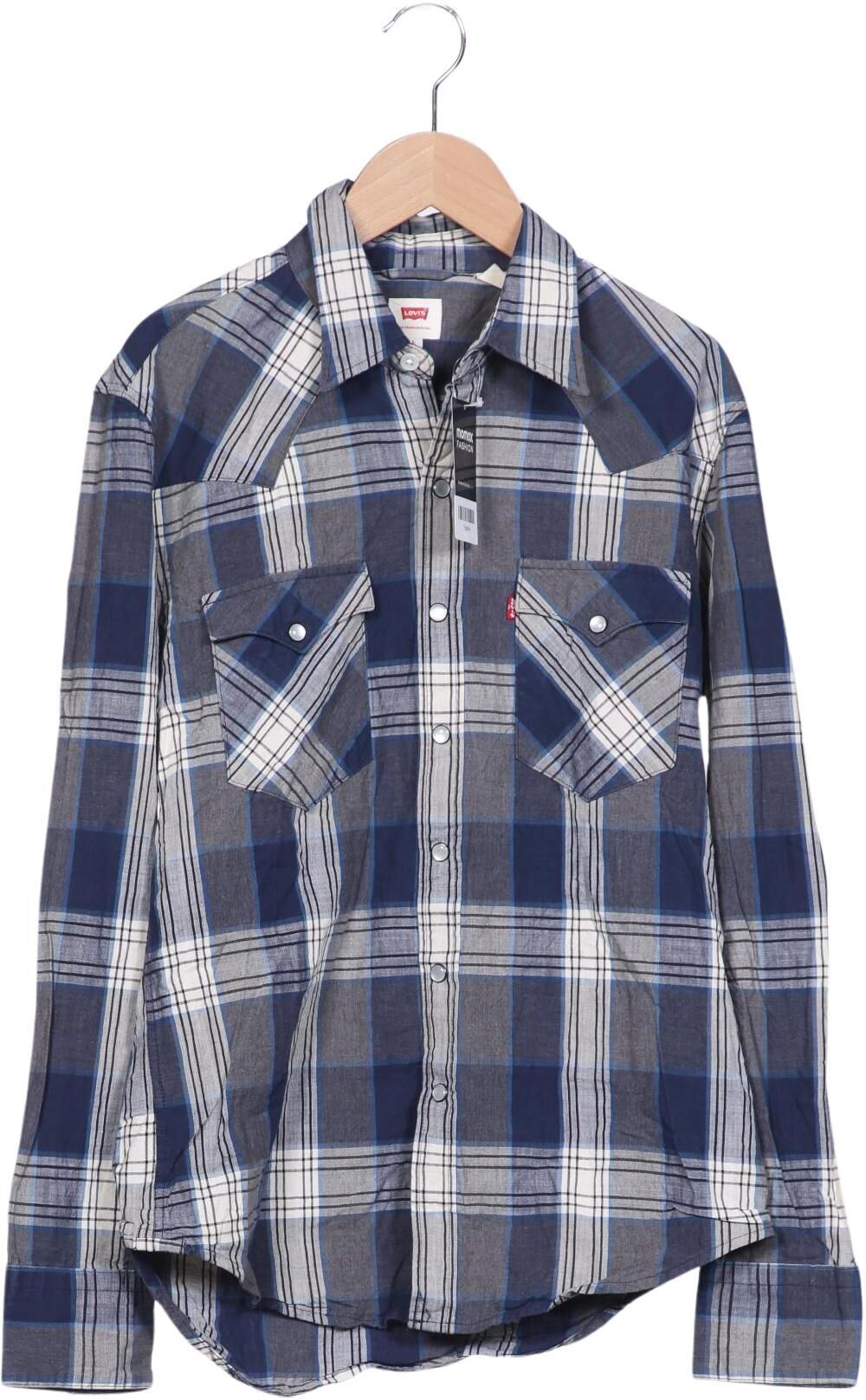 Levis Herren Hemd, Mehrfarbig, Gr. S, Baumwolle - Second Hand