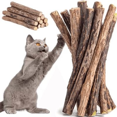 Inspire Curations SilverMint Natural Matatabi & Silvervine Cat Chew Toy Sticks 20pcs