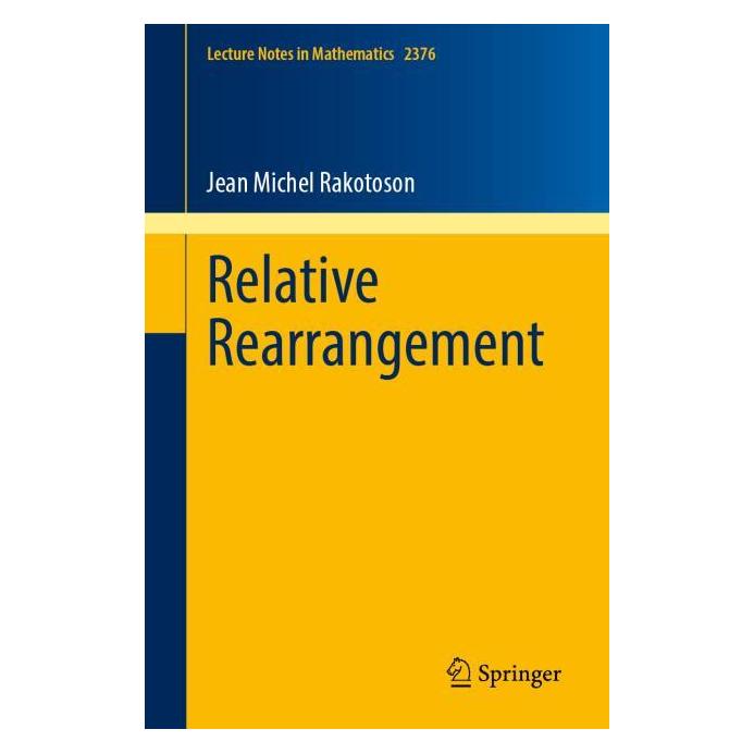 Springer Relative Rearrangement (Englisch, Softcover, Jean Michel Rakotoson) (60797132)