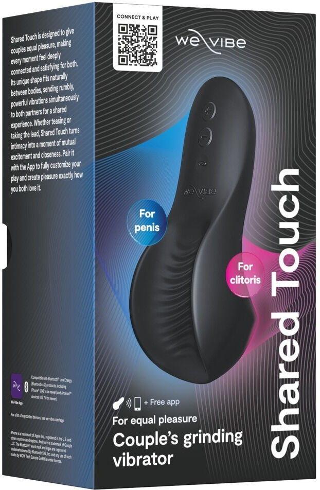 Vibe Vibromasseur double stimulation Shared Touch Noir