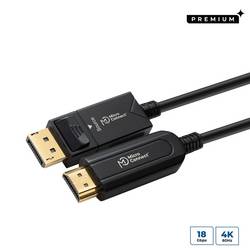 MicroConnect DisplayPort Anschlusskabel 25 m Schwarz DP-MMG-2500V1.4OP DisplayPort-Kabel