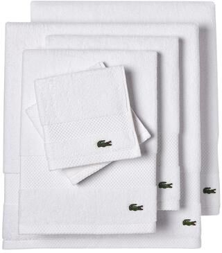 Lacoste Heritage Anti-Microbial 6-Piece Supima Cotton Bath Towel Set
