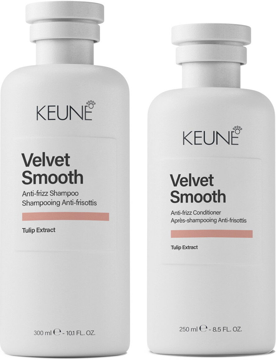 550ml KEUNE Velvet Smooth Velvet Smooth Anti-Frizz Set (Shampoo 300ml + Conditioner 250ml)