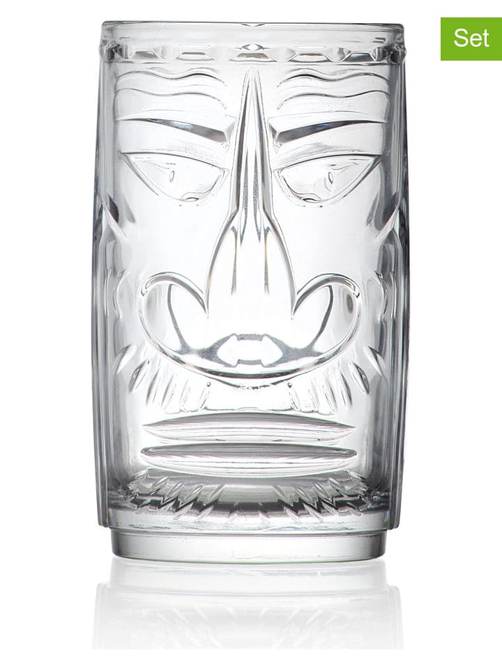 RCR cristalleria 4er-Set: Cocktailgläser "Tiki Sardinia" - 450 ml - onesize