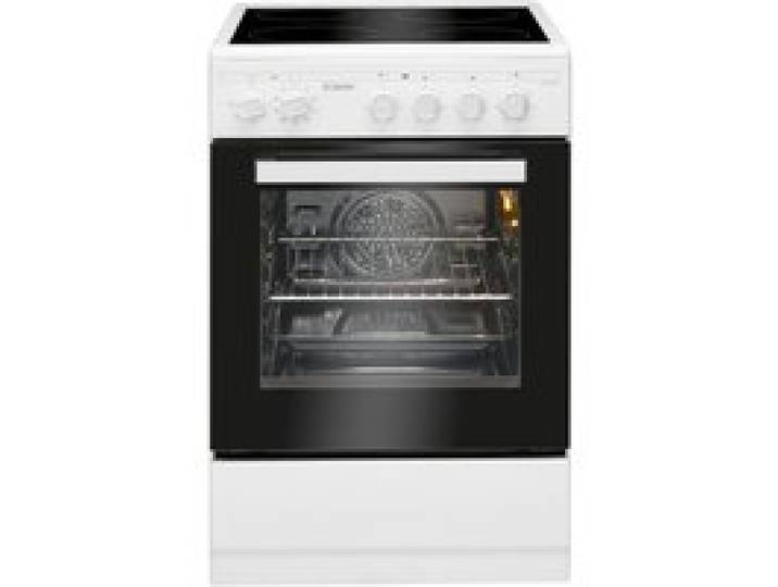 Cuisinière électrique 4 plaques vitrocéramiques et four 43L Blanc Bomann EHC7939-Blanc