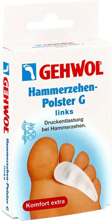 Gehwol Polymer Gel Hammerzehenpolster G links 1stk