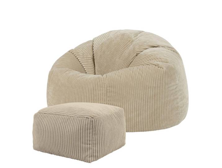 SITZSACK Klassisch + Hocker, Cord