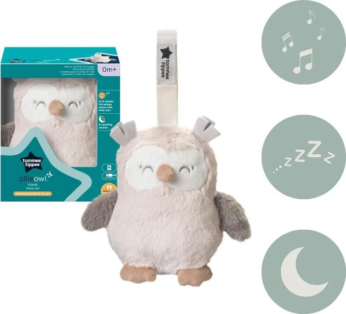 Tommee Tippee Grofriend Hängespielzeug mit Musik, Ollie the Owl