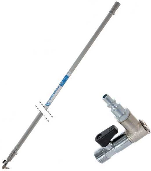 Perche de rallonge en aluminium pneumatique Campagnola ExtraLight - 200 cm - Fixe