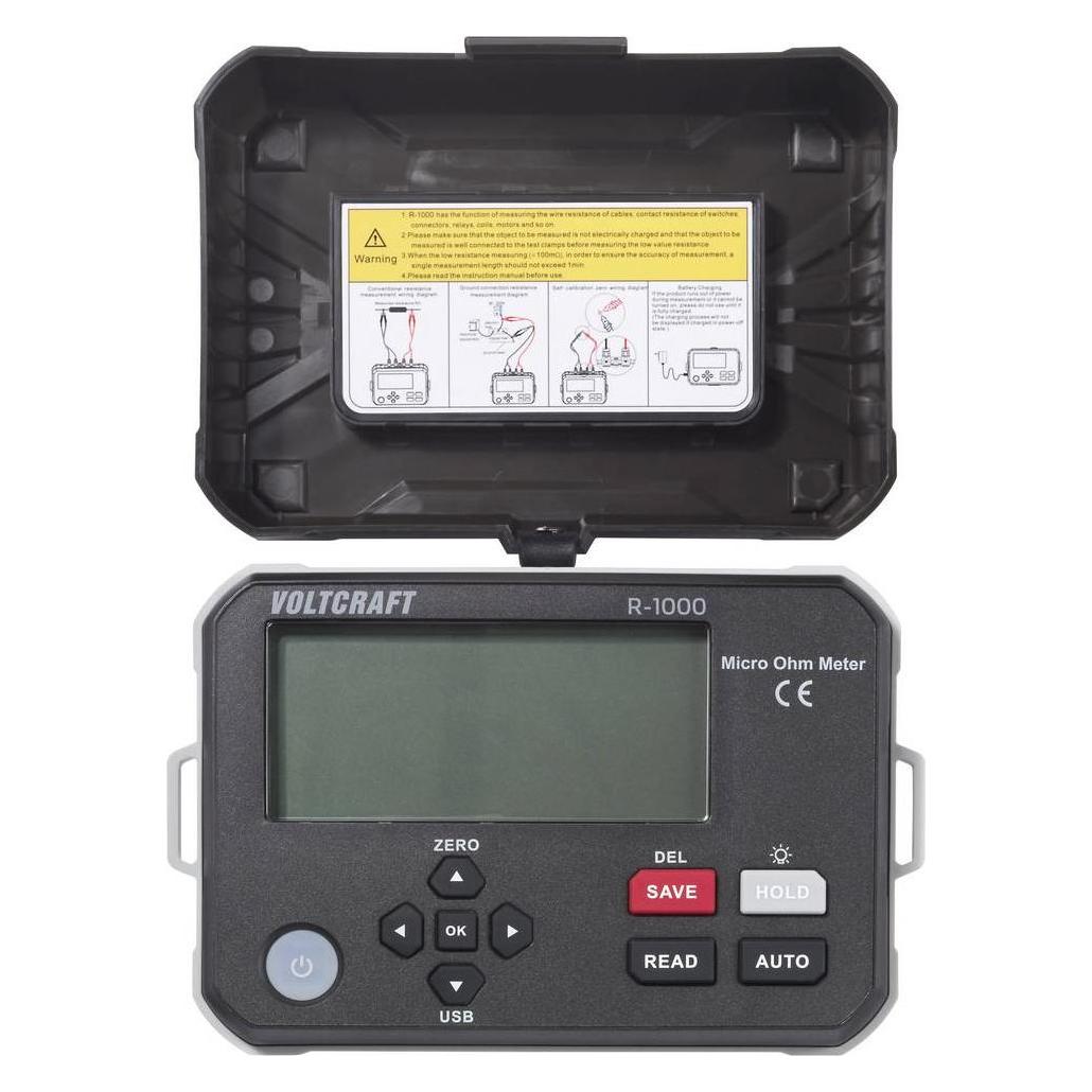Voltcraft R-1000 Mikroohmmeter (VC-17072200)