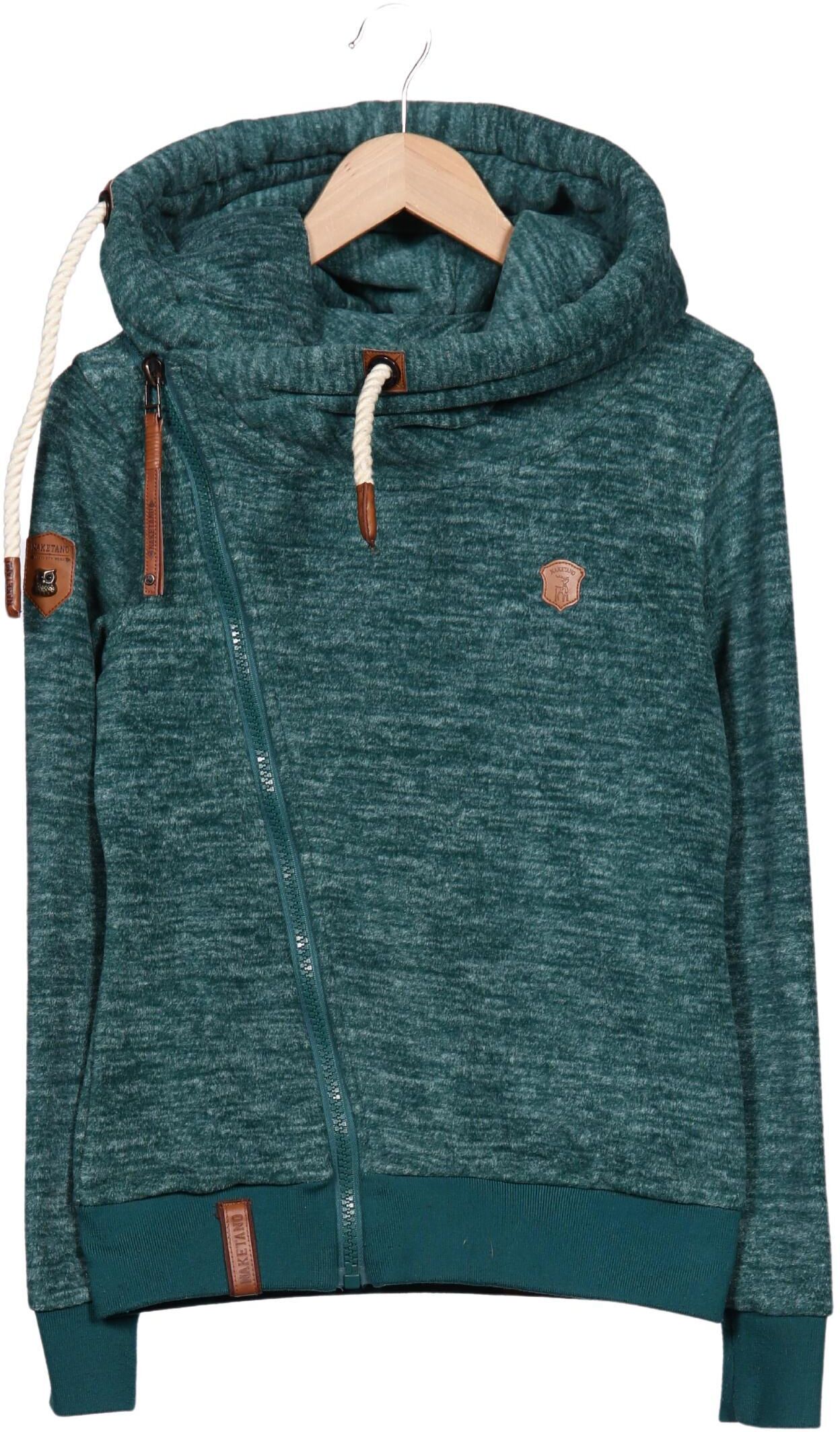 Naketano Damen Kapuzenpullover, Grün, Gr. XS, Synthetik - Second Hand