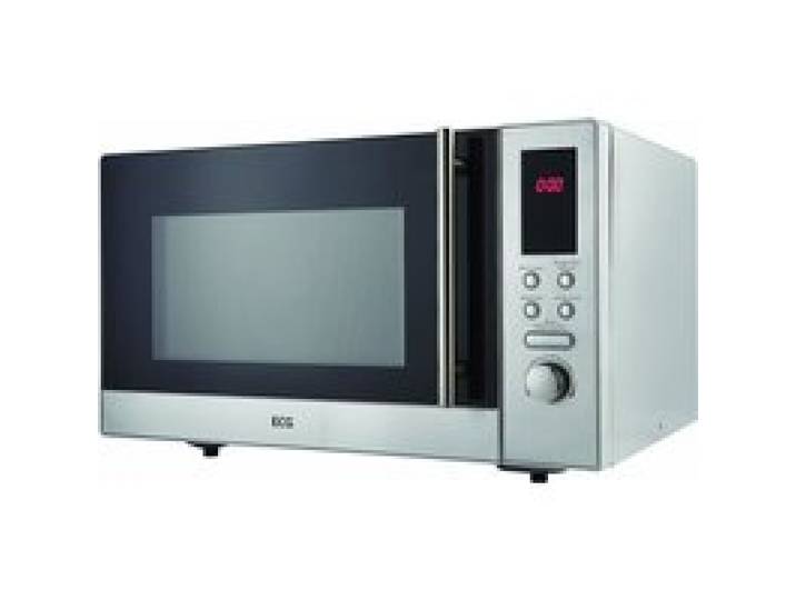 Four à micro-ondes en acier inoxydable - ECG - 23 l - 8 programmes - Commande numérique - 800 W - Décongélation