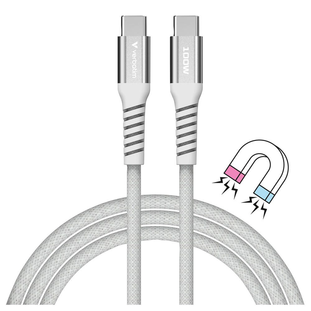 Verbatim Sync & Charge Magnetkabel Ladekabel USB C grau 31854