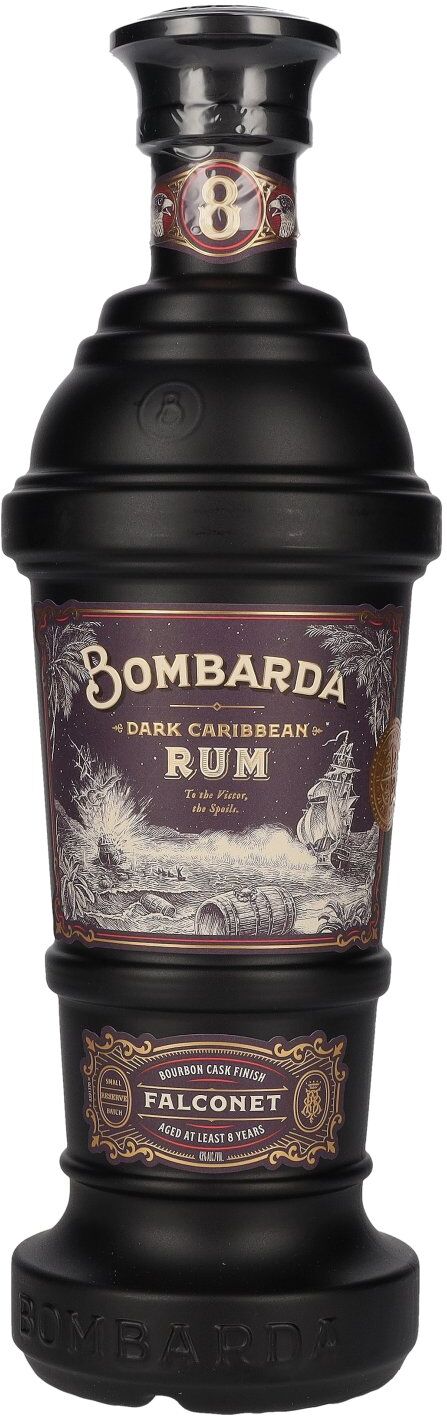 Bombarda Caribbean Rum Bombarda FALCONET Dark Caribbean Rum 43% Vol. 0,7l