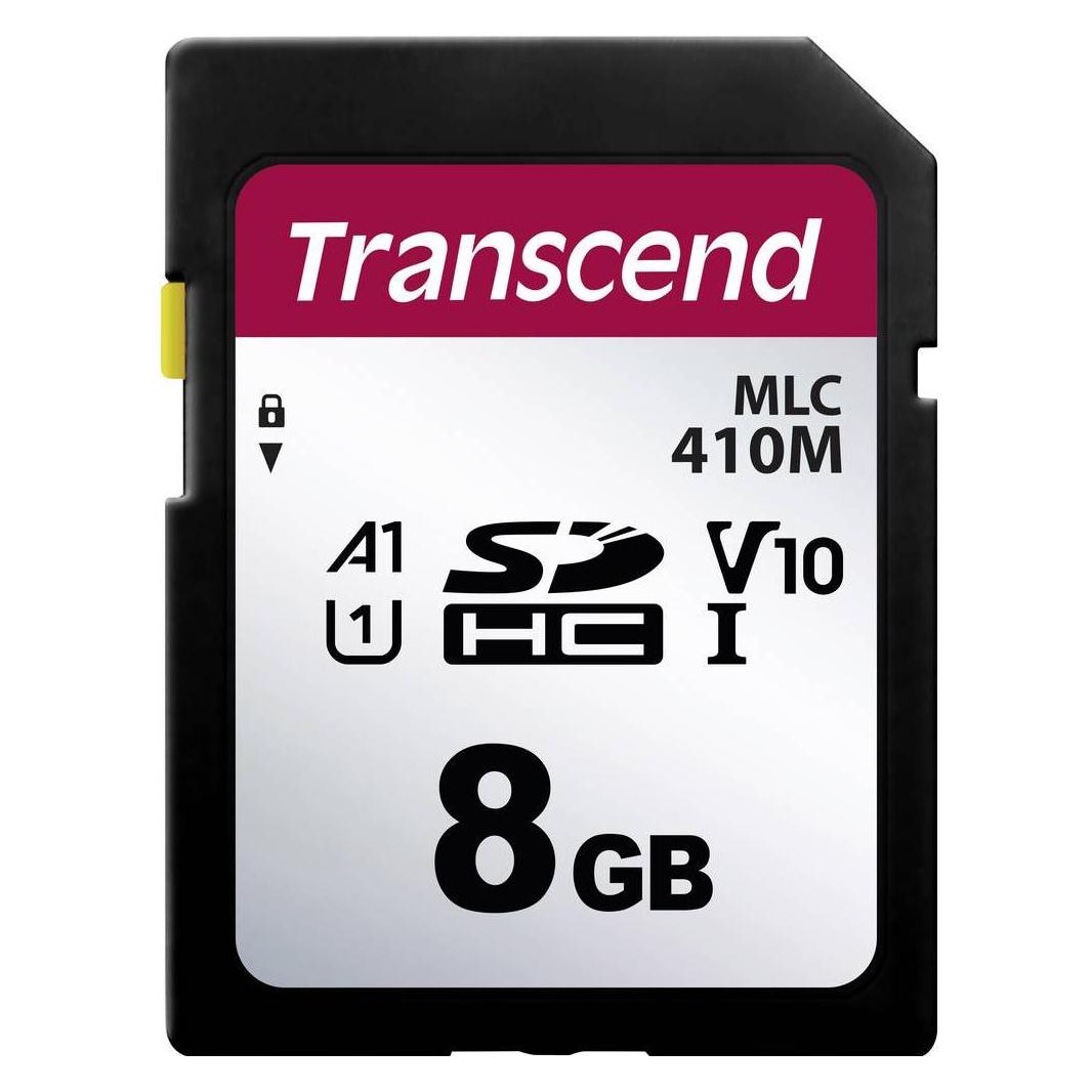 Transcend 410M Flash-Speicherkarte (8 GB, microSDHC, U1, UHS-I) (TS8GSDC410M)