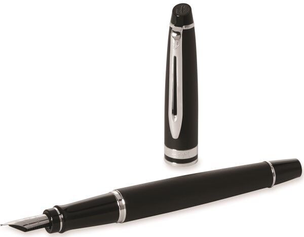 Waterman Expert Matte Black Ct Fyldepen   M