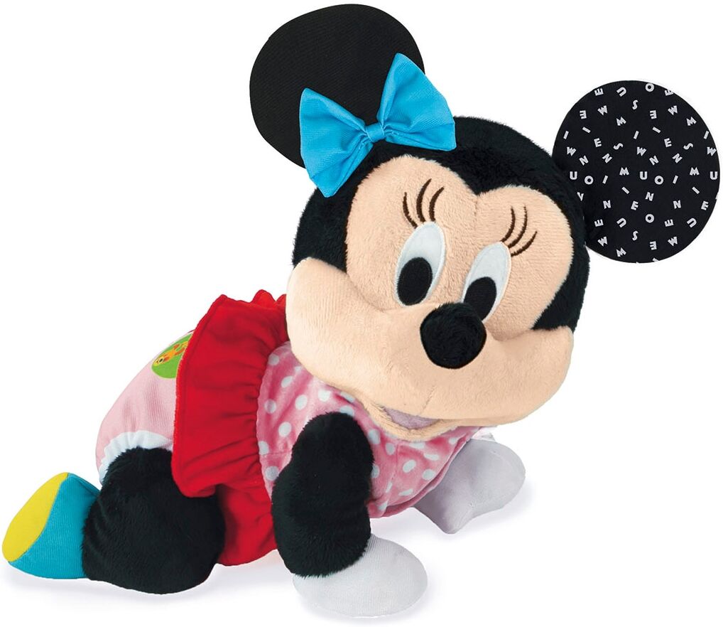 Clementoni Peluche Baby Mickey Gateos . Rosa palo
