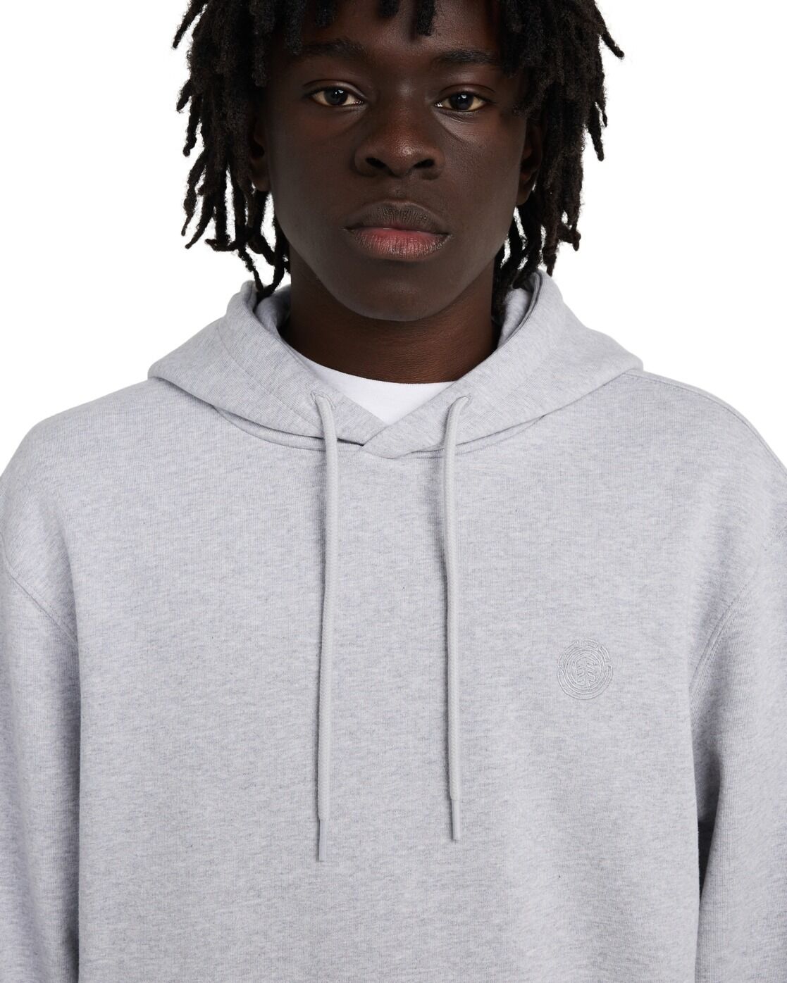 Hoodie ELEMENT "Poolside", Herren, Gr. XL, grau (mid grau heather), Obermaterial: 70% Baumwolle, 30% Baumwolle., Sweatshirts Hoodie mid grau heather XL