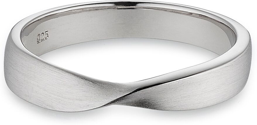 Silberring BRUNO BANANI "Schmuck Geschenk" Gr. 54, silberfarben, Fingerringe, Damen, 54, Silber 925 (Sterlingsilber), 3,8mm, Silberring