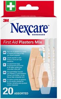 Nexcare Kit Primeiros Socorros Pensos Sortidos 20 un