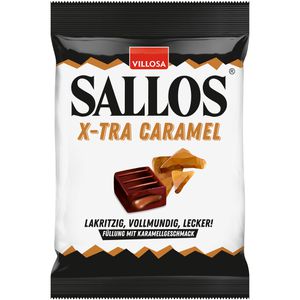 Villosa Kräuterbonbons Sallos X-Tra Caramel, 23 Stück im Beutel, 135 g