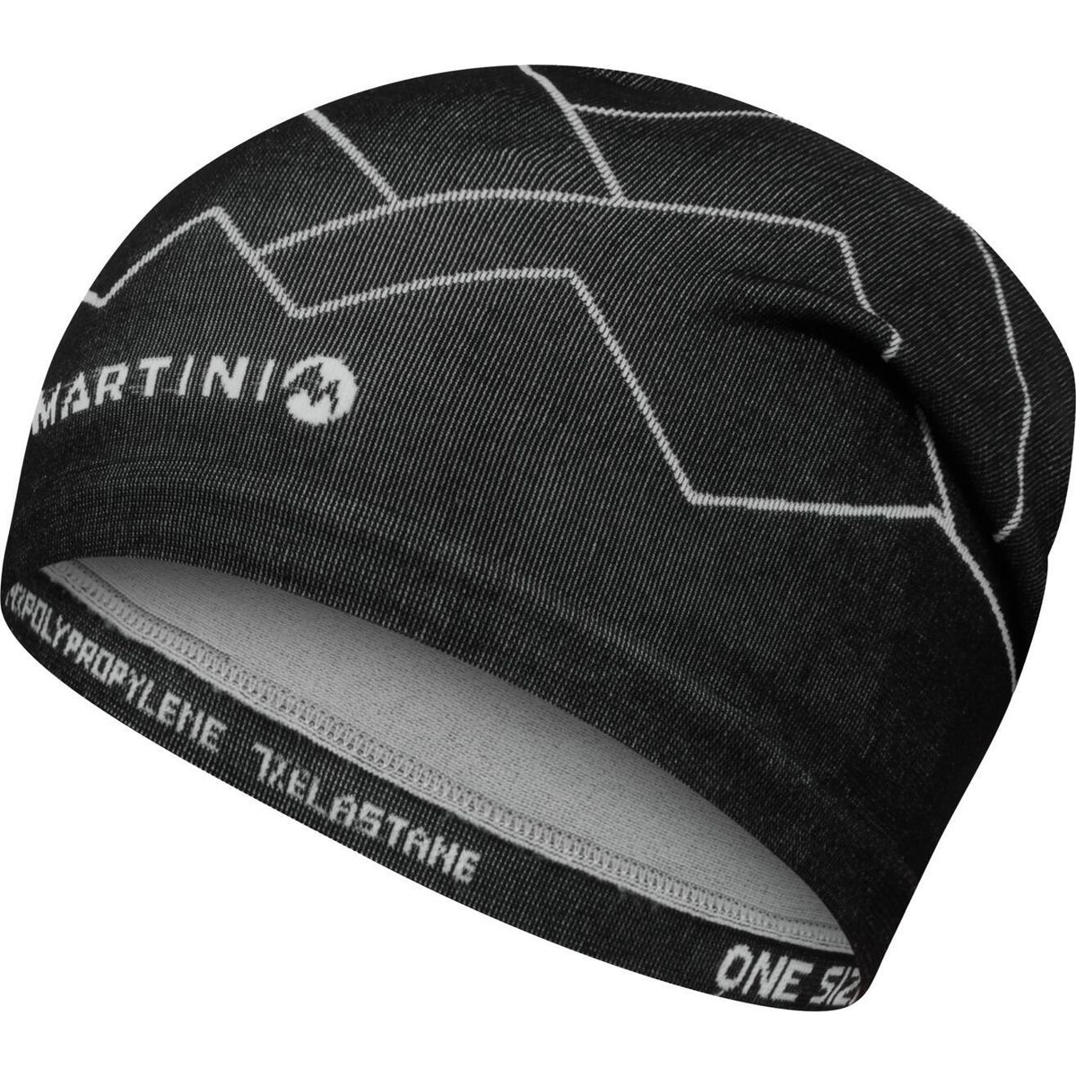 Martini Argon Light Knitted Beanie Uni black/white (110/000) ONESIZE AOKNI0827B-110/000-ONESIZE