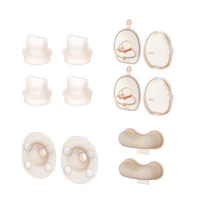 eufy Breast Pump S2/S2 Pro Accessories Bundle (5 oz Milk Container+24 mm Flange) 5 oz Milk Container+24 mm Flange