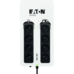 Eaton 3S850F Unterbrechungsfreie Stromversorgung (USV) Standby (Offline) 850 VA 8 AC-Ausgänge (850 VA, 510 W), USV