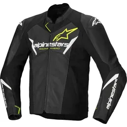 Alpinestars Faster V3 Airflow perforierte Motorrad Leder-/Textiljacke
