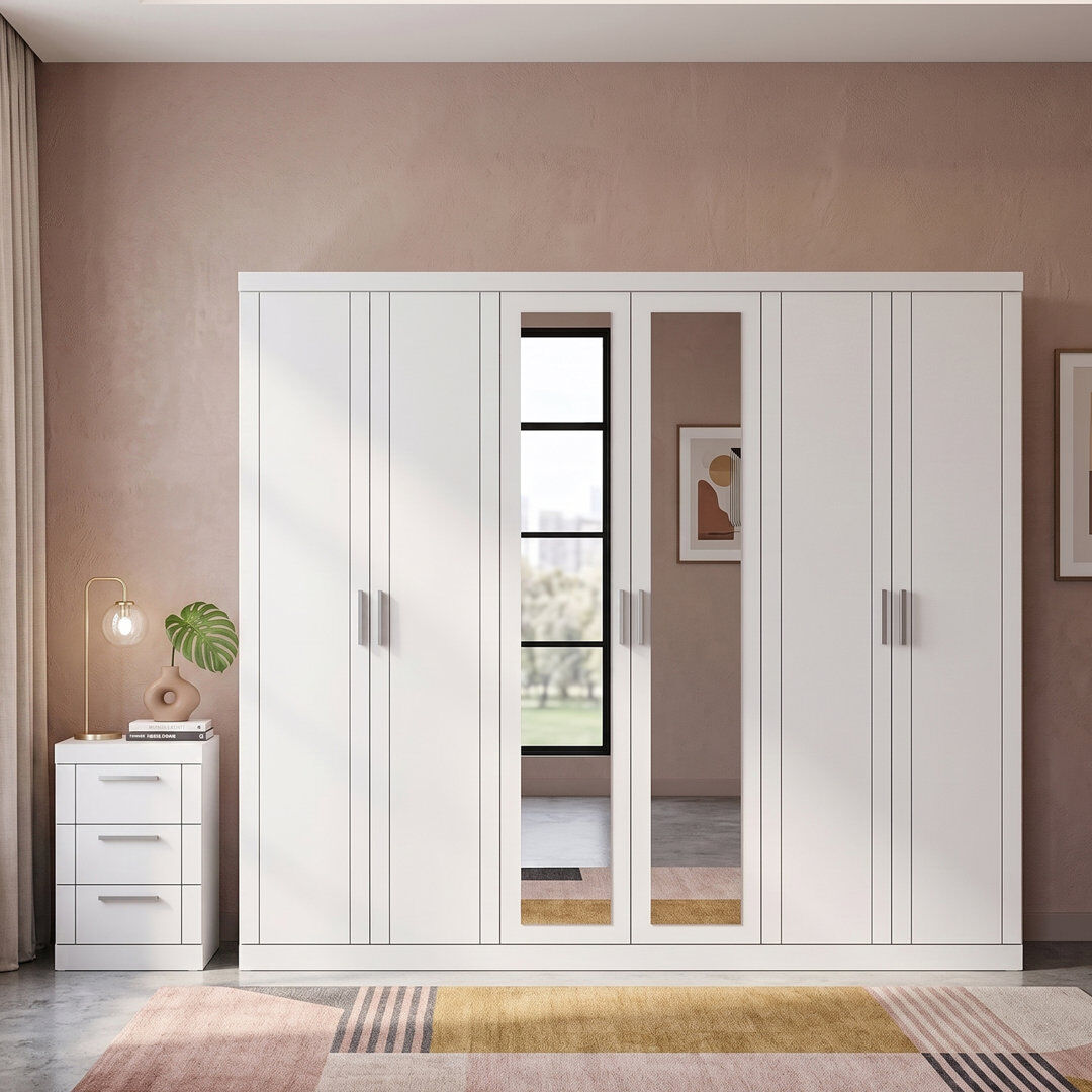 17 Stories Kimberley Bedroom Organizer Set White