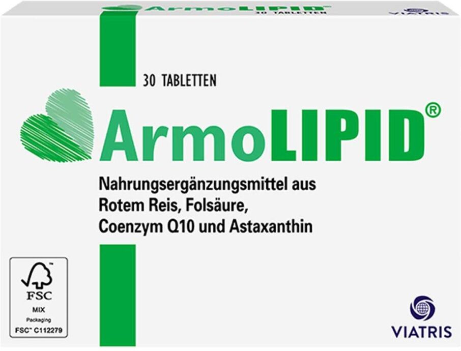 ArmoLIPID - roter Reis Kapseln mit Folsäure, Q10, Astaxanthin 30stk