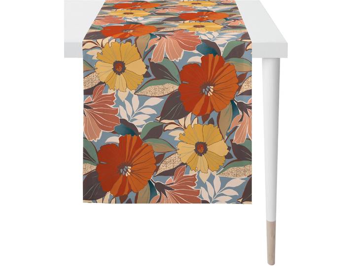 Tischläufer APELT Astrid, LOFT STYLE , bunt, B:48cm L:140cm, Baumwolle, Tischdecken, Tischläufer, Digitaldruck