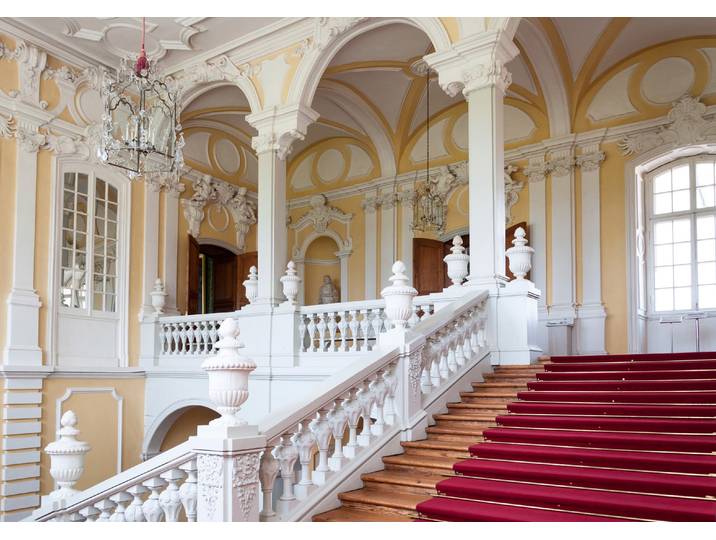 Papermoon ARCHITEKTUR-TREPPEN PALAST BÖGEN SÄULEN BAROCK ROKOKO